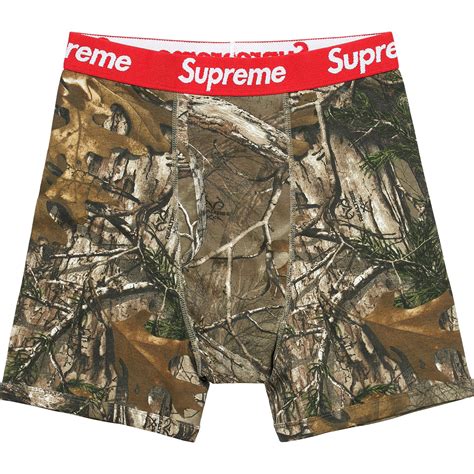 Supreme x Hanes Realtree Boxer Briefs 'Realtree'.